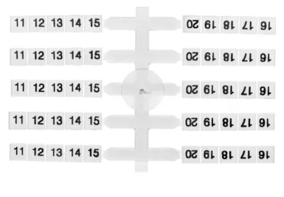 Productafbeelding van Flexibele markering voor railverbindingen EO3 /11-20/ 20 stuks. 003901754