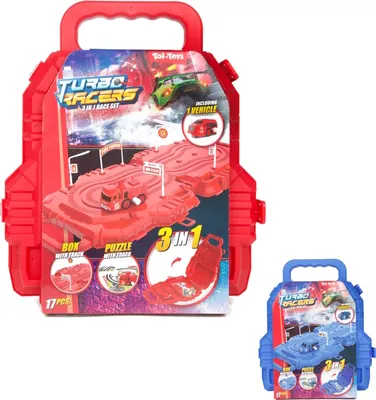 Image de Jeu de voitures de course avec circuit et accessoires en variante aléatoire