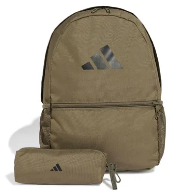 Produktbild von adidas Uni Pencil Case Backpack, olive strata/black, One size