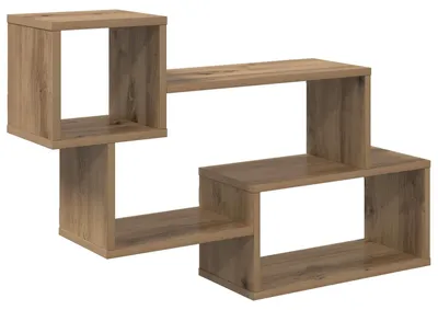 Produktbild von vidaXL Schwebendes Regal Wandhalterung Artisan-Eiche 87 x 20 x 55 cm
