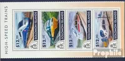 Produktbild von Briefmarken Salomoninseln 2015 Mi 3177-3180 Kleinbogen (kompl. Ausg.) postfrisch Hochgeschwindigkeitszüge