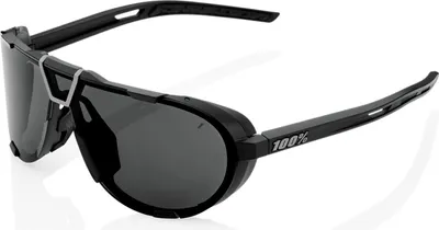 Image de lunettes de cyclisme 100% Westcraft noir mat/objectif fumé