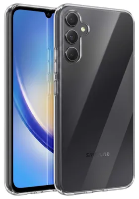 Obrázek produktu pro Mayaxess, ochranný obal pro telefon Galaxy A34 5G, vyrobený z flexibilního silikonu, nárazuvzdorný, průhledný
