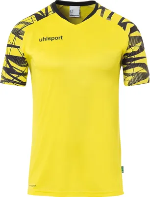 Produktbild von uhlsport Trainings-T-Shirt GOAL 25 TRIKOT KURZARM Unisex 1002215_01 limonengelb/schwarz S