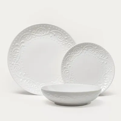 Produktbild von HOMLA Tellersatz SYLIA mit Ornament 18-tlg.