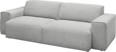 Produktbild von KAWOLA Sofa RANI 3-Sitzer Feincord silber