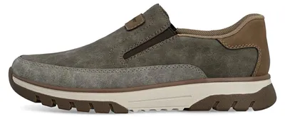 Image de Chaussons de ville Rieker pour hommes, couleur marron, style décontracté