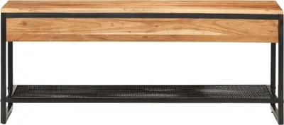 Produktbild von vidaXL Schuhbank 110x35x45 cm Massivholz Akazie und Eisen
