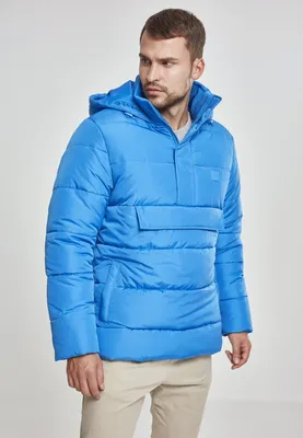 Produktbild von Urban Classics Winterjacke Pull Over Puffer Jacket Brightblue-XXL
