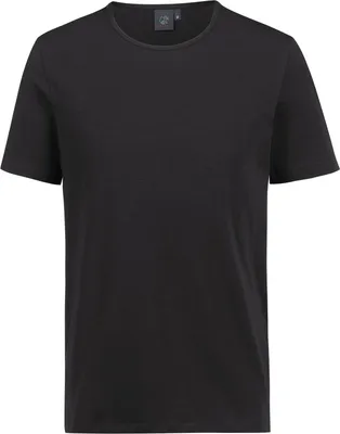 Produktbild von Greiff SHIRTS Herren T-Shirt Kurzarm Rundhals Regular-Fit Schwarz L