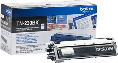 Produktbild von Original Brother TN-230 BK Toner schwarz, 2.200 Seiten, 3,16 Cent pro Seite - ersetzt Brother TN230BK Tonerkartusche