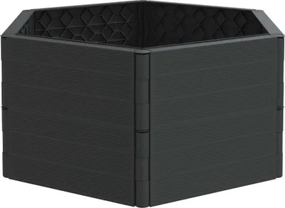 Obrázok produktu pre záhradný kvetináč vidaXL Anthracite PP
