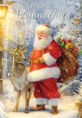 Produktbild von Weihnachten  Glückwunschkarte im Format 115 x 17cm mit Umschlag