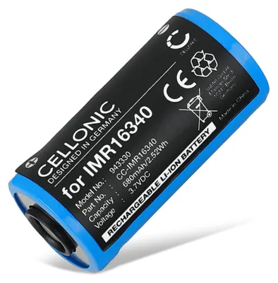 Produktbild von CELLONIC Akku kompatibel mit Olight Baton 3, Perun Mini, IMR16340