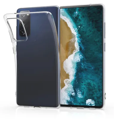 Produktbild von kwmobile Hülle kompatibel mit Samsung Galaxy S20 FE - Silikon Handyhülle transparent - Handy Case in Transparent