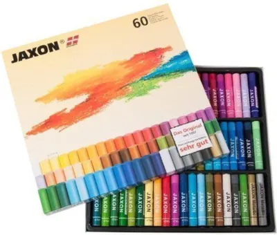 Produktbild von JAXON 47460 Pastell-Ölkreiden - 60er Karton sortiert