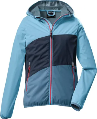 Produktbild von Killtec Funktionsjacke für Mädchen mit 10.000mm Wassersäule und Kapuze, Farbe:Blau, Kinder Größen:140