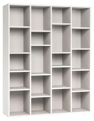 Produktbild von Regal Bellaco 50, Farbe: Weiß - Abmessungen: 187 x 149 x 38 cm (H x B x T)