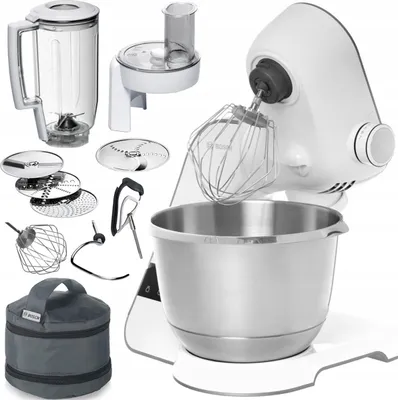Produktbild von Leistungsstarke Küchenmaschine Bosch 1000W Mit Integrierter Waage 3,9L Planetenschüssel