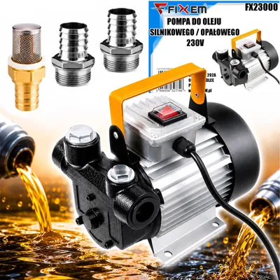 Produktbild von Ölpumpe 230V 70 l/min 750W Diesel Heizöl Kerosin 3 bar 19m Förderhöhe mit Rückschlagventil