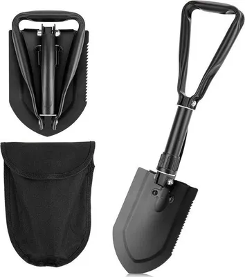 Productafbeelding van Vouwschep 58 cm - opvouwbaar - koolstofstaal - ideaal voor camping - m-winkel