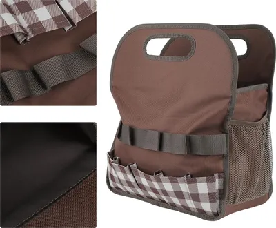 Zdjęcie produktu dla Przenośna torba narzędziowa 600D Oxford Fabric Organizer do przechowywania narzędzi ogrodowych z wieloma kieszeniami