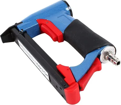 Produktbild von Pneumatisch Druckluftnagler Luftkraft Nagler Hefter Nagler Naglerhefter    Holzbearbeitung Werkzeug  5-7bar Für Möbel Blau