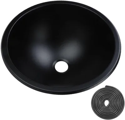 Produktbild von Geschirrspüler-Becken aus Edelstahl - Ø 260 x 130 mm - Einzige Spülwanne - 40 mm Abfluss - Ideal für Camping - Leicht zu reinigen - Spülbecken