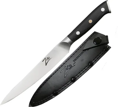 Produktbild von Zelite 15,2 cm Kochmesser, Profi Messer aus Deutschem Edelstahl, Universalmesser Japanisch Inspiriert, Scharfe Messer für Küche, Scharfes Koch Messer, Küchenmesser Scharf für Zuhause und Gastro