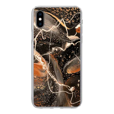 Produktbild von MuchoWow® Handyhülle Schutzhülle Hülle für iPhone Xs Farbe - Design - Abstrakt Silikon Softcase Handy Hülle - Handytasche