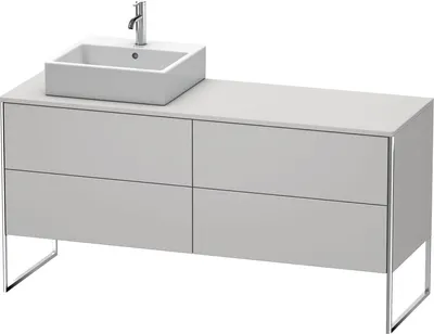 Produktbild von Waschtischunterbau XSQUARE 778x1600x548mm Be li No weiß seidenmatt nordic weiß seidenmatt