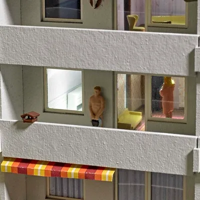 Image de Busch 1992 - H0 / 1:87 - Décor « In flagranti » - Neuf