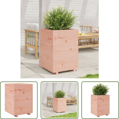 Produktbild von The Living Store Pflanzkübel 50x50x72,5 cm Massivholz Douglasie