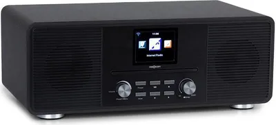 oneConcept Radio, Internetradio mit CD Player, DAB Radio mit Bluetooth, DAB/DAB+/FM Radio, Küchenradio mit HCC Display, MP3, Streaming-Connect, DAB Plus Radio mit CD Player, Fernbedienung und Wecker