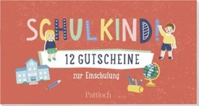 Obrázek produktu pro Schulkind! 12 Gutscheine zur Einschulung