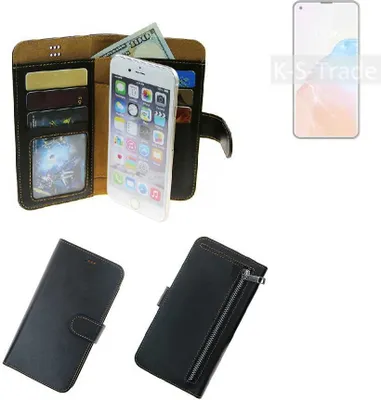 Produktbild von K-S-Trade Schutz Hülle kompatibel mit Cubot X30 Klapphülle Case Phone cover Slim Handytasche Handy Hülle schwarz aus Kunstleder (1 Stk)