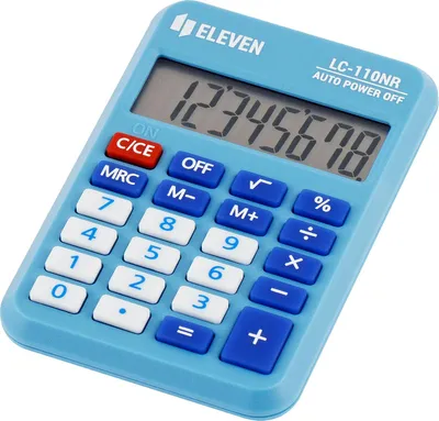 Produktbild von Eleven LC-110NR-BLE Taschenrechner, Blau