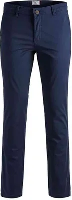 Obrázek produktu pro Pánské kalhoty JJIMARCO Slim Fit 12150148 Navy Blazer, 29/32