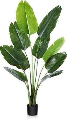 Immagine prodotto di Pianta tropicale artificiale 160 cm, stile moderno