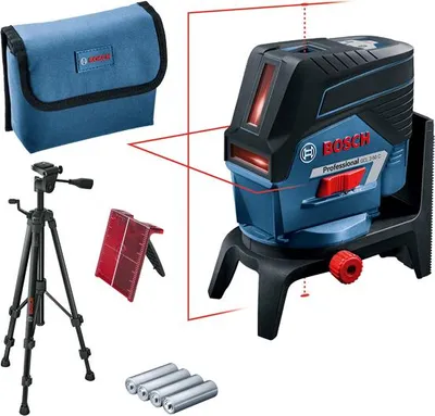 Produktbild von Kombilaser GCL 2-50 C, 4 x 1,5 V-LR6-Batterie + Baustativ BT 150 Professional
