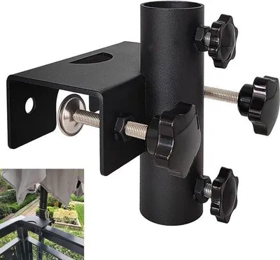 Produktbild von Balkonhalterung für Sonnenschirm, Edelstahl, 20-63mm