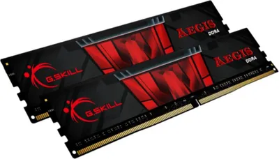 Produktbild von G.Skill Aegis F4-3200C16D-32GIS, 32 GB, 2 x 16 GB, DDR4, 3200 MHz, 288-pin DIMM