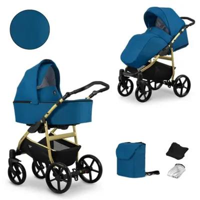 Produktbild von Kinderwagen Kunert MATA 2in1 - Farbe: Marineblau