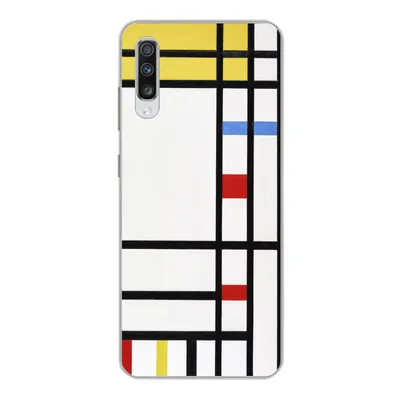 Produktbild von MuchoWow® Handyhülle Schutzhülle Hülle für Samsung Galaxy A70 Place De La Concorde - Piet Mondrian Silikon Softcase Handy Hülle - Schutzhaube