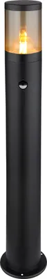Produktbild von Globo Lighting Außenleuchte Edelstahl schwarz matt, 1x E27