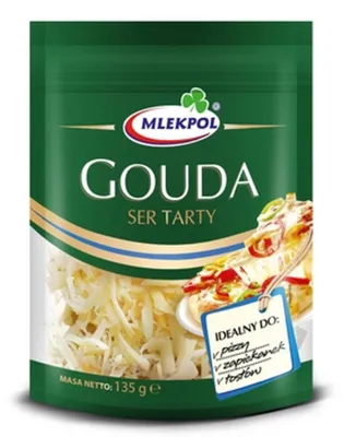 Zdjęcie produktu dla Gouda ser tarty 135g MLEKPOL
