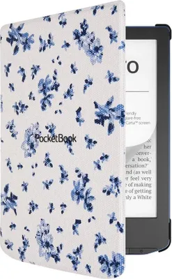 Produktbild von PocketBook H-S-634-F-WW E-Book-Reader-Schutzhülle 15,2 cm (6") Cover Blau - Weiß (H-S-634-F-WW)