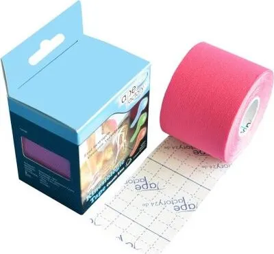 Produktbild von Tapefactory24 Classic Line Kinesiologie Tape 5cm x 5m pink