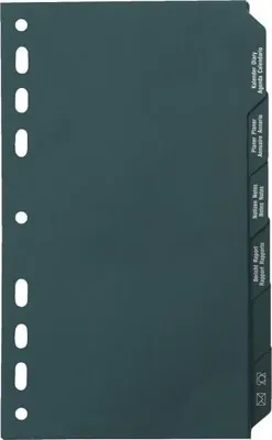 Produktbild von rido Kalender-Register BUSINESS | schwarz