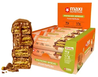 Produktbild von MaxiNutrition Protein Waffle Bar 12x40g